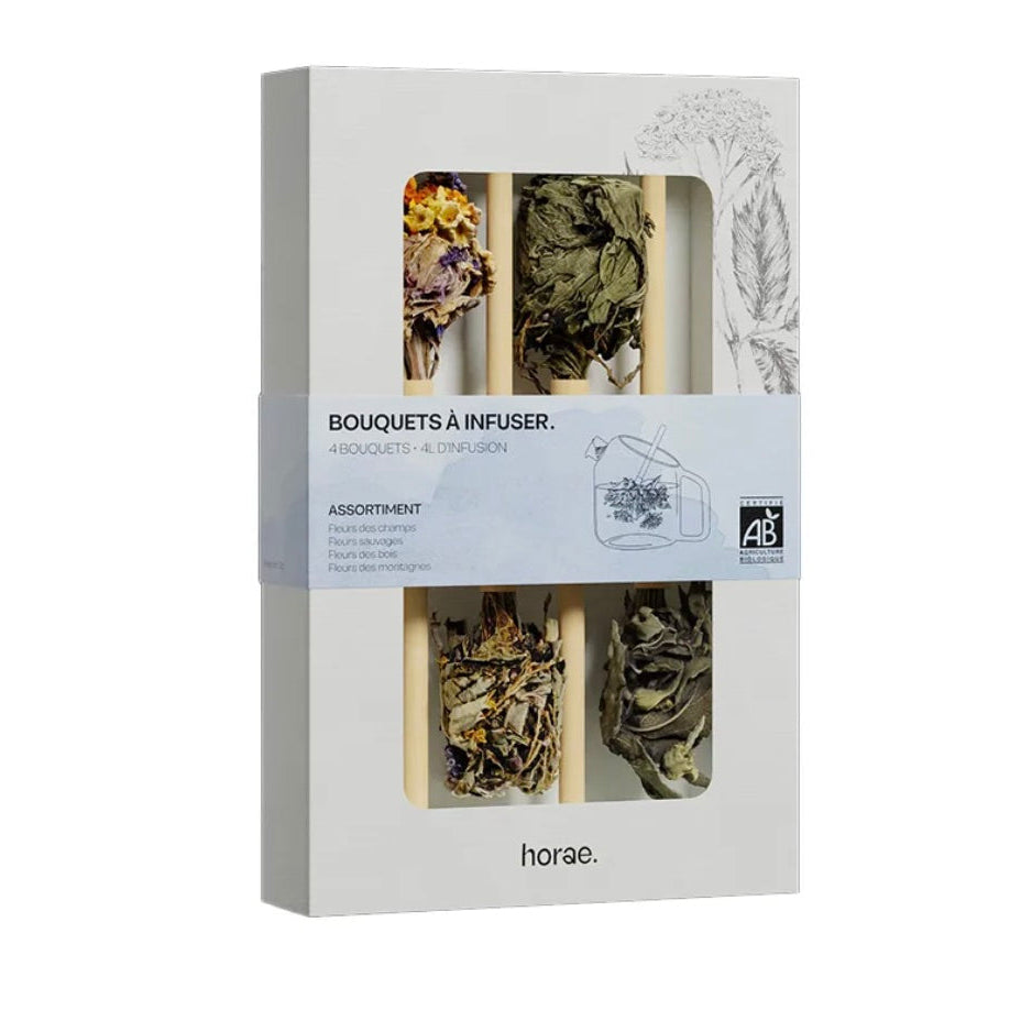 4 bouquets à infuser bio - Coffret infusion bio