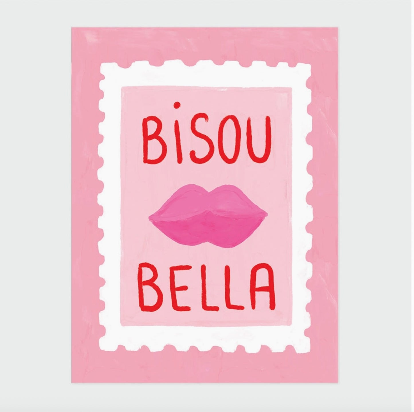 Affiche Bisou Bella