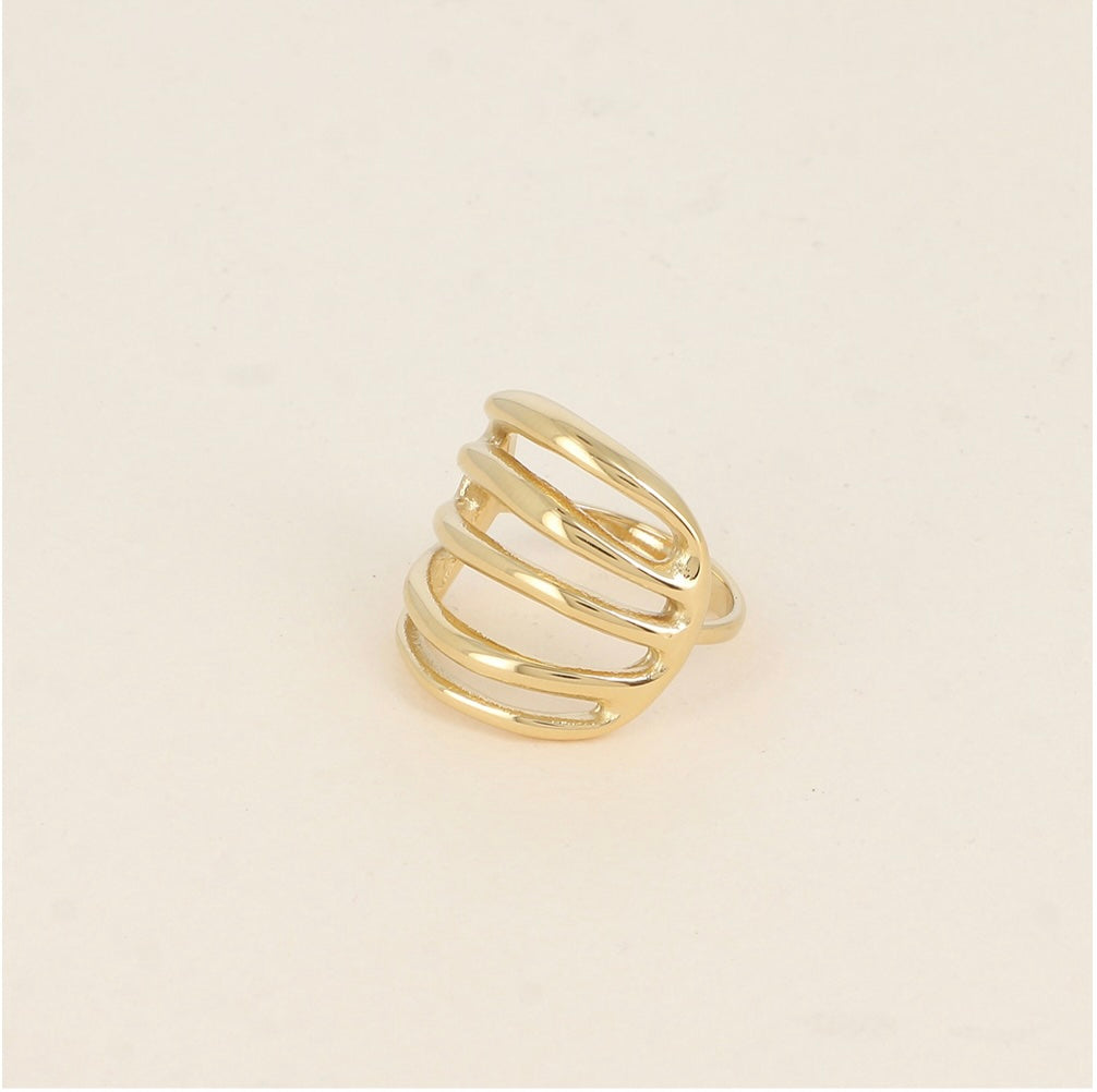 Bague forme ajourée