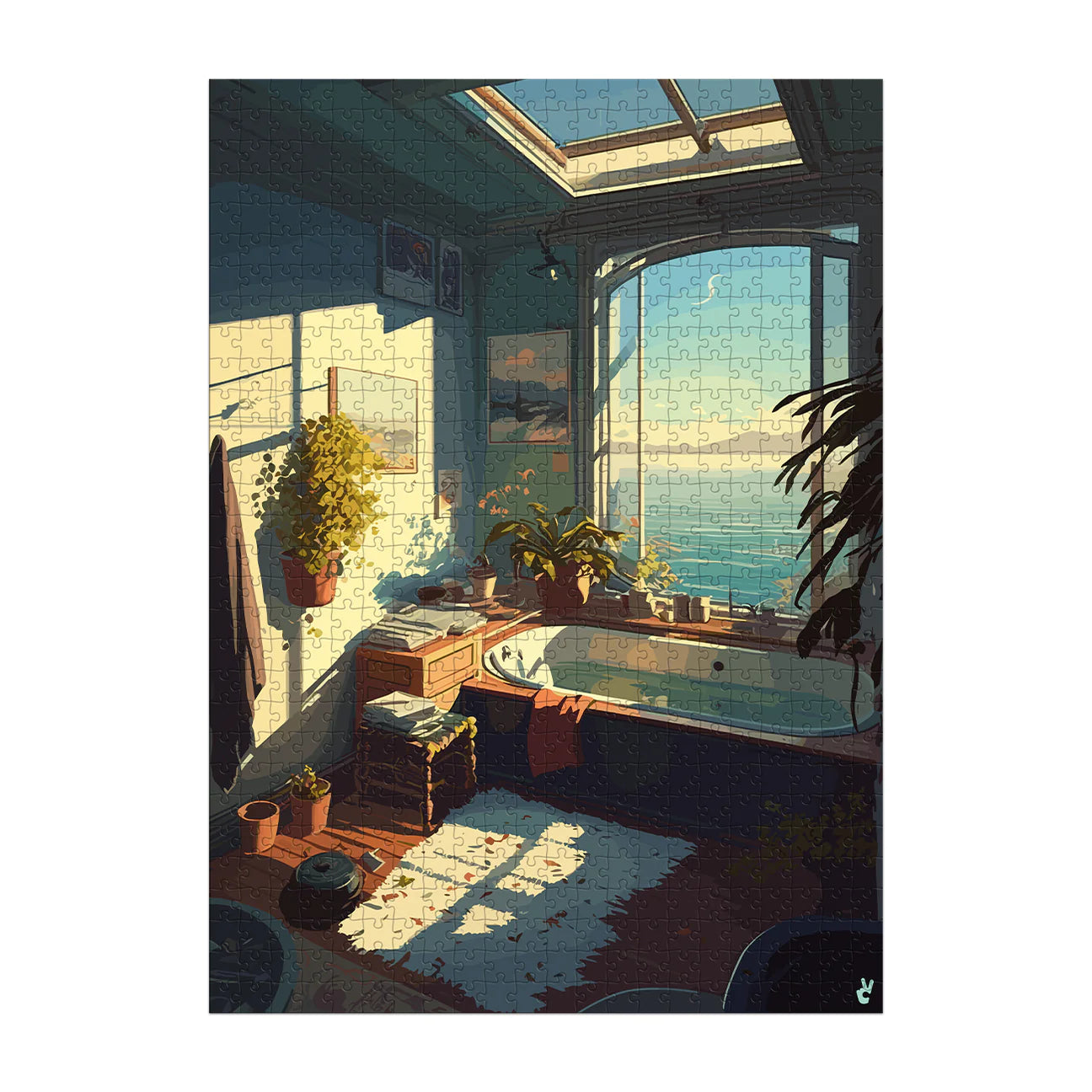 Puzzle 1000 pièces - Bain voyons