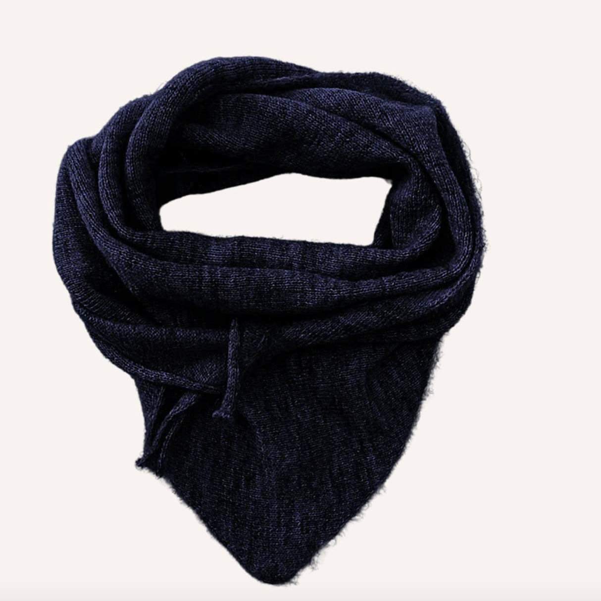 Bandana Colette laine alpaga Marine