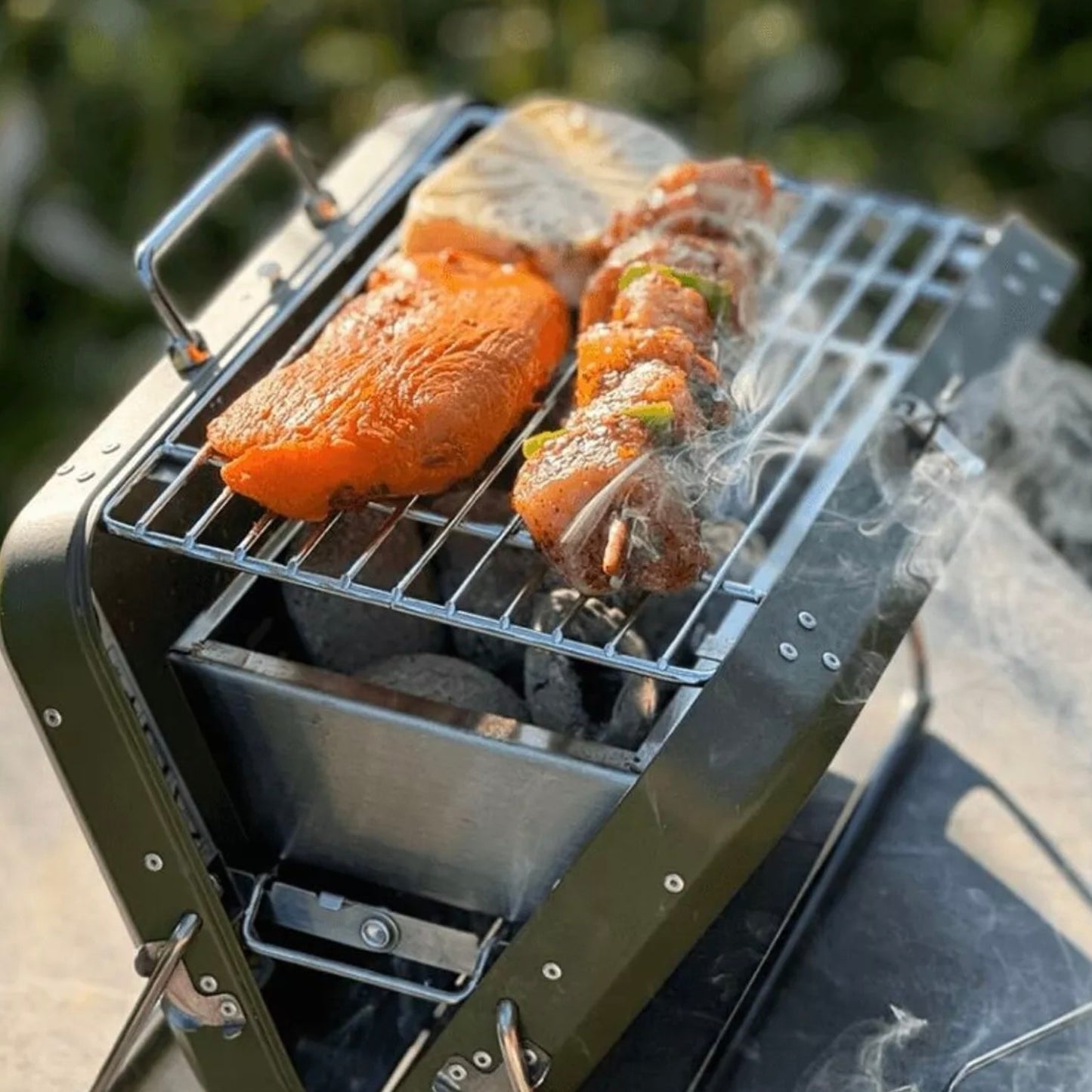 Barbecue pliable de voyage