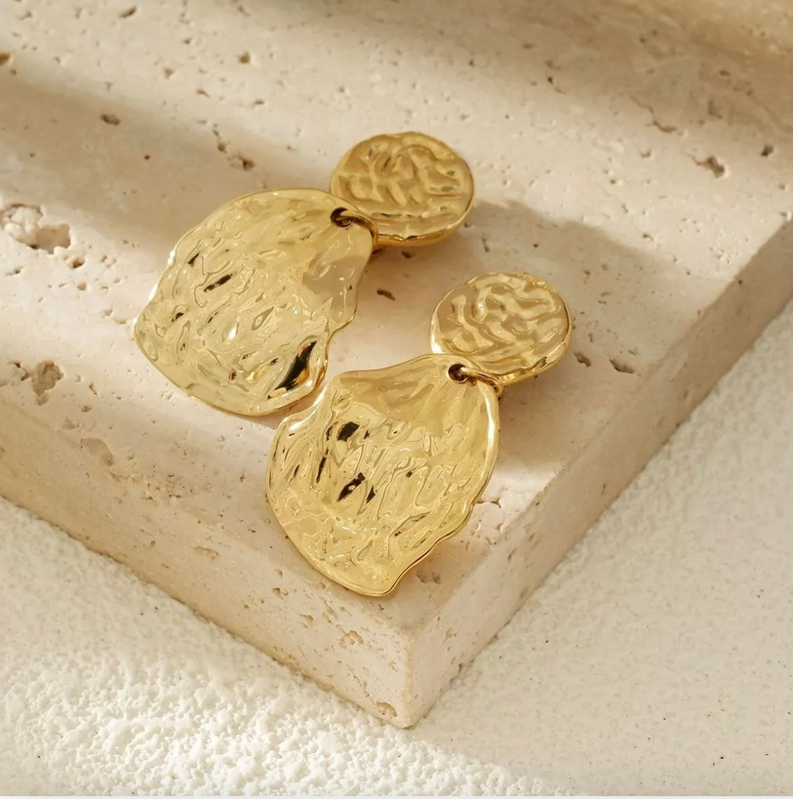 Boucles d'oreilles clip pétales