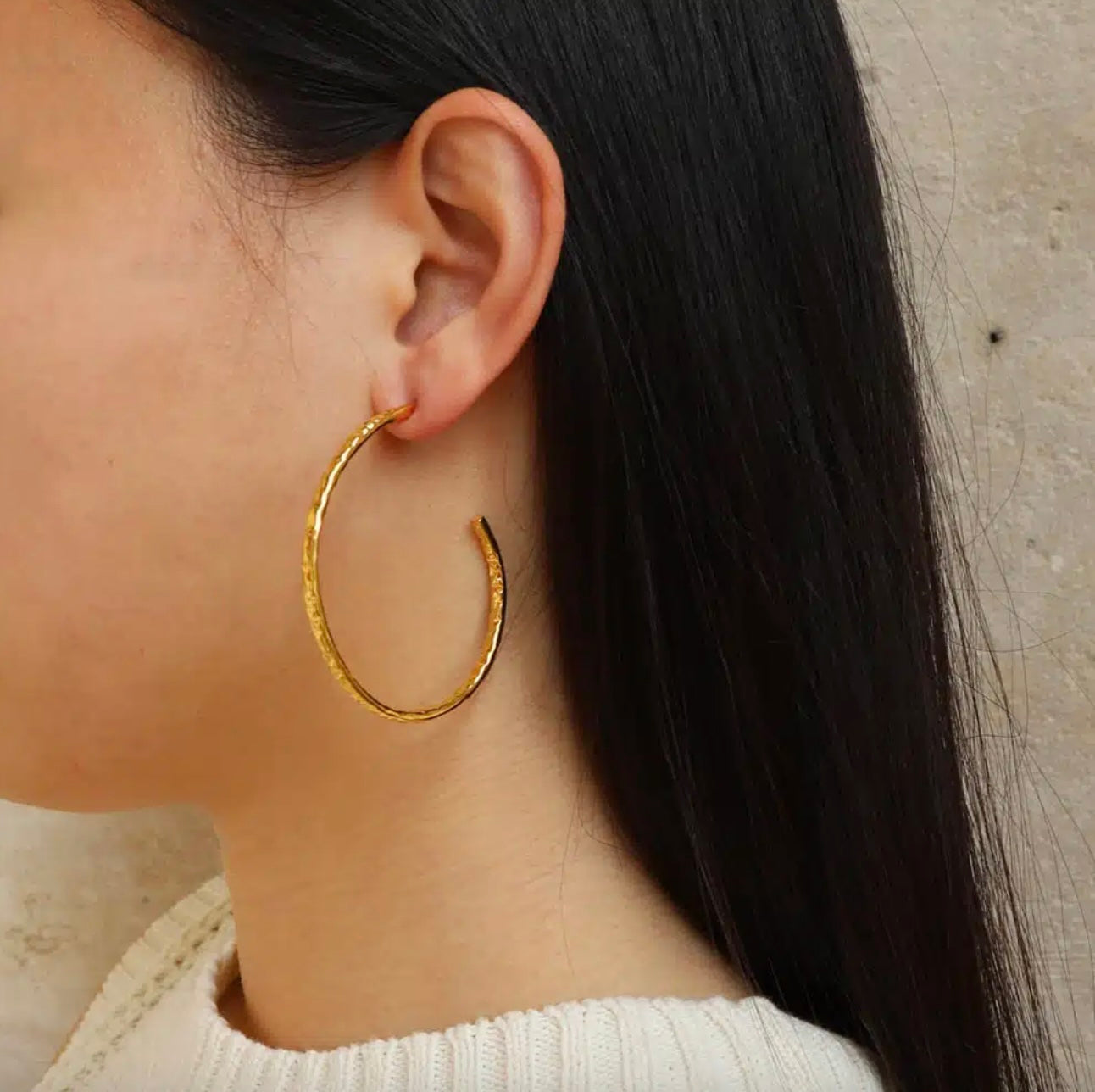 Boucles d'oreilles créoles Matou