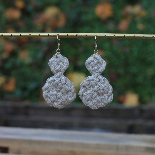 Boucles d'oreilles Glorieuse- Lin