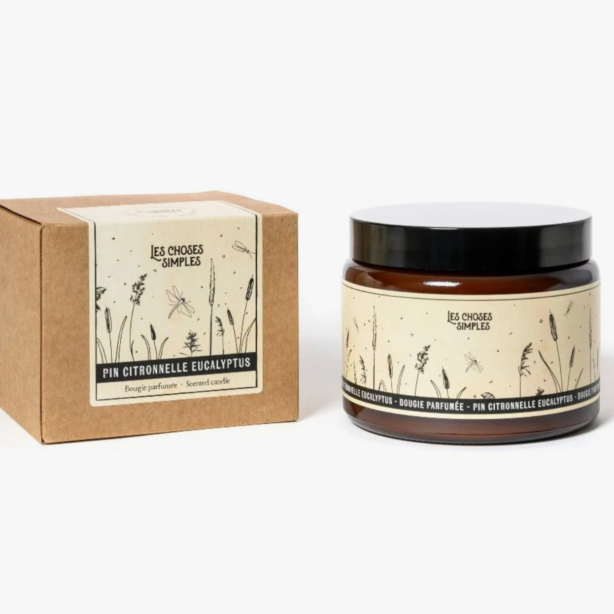 Bougie Pin Citronelle Eucalyptus