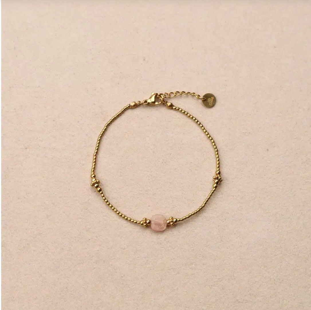 Bracelet Layana pierre rose
