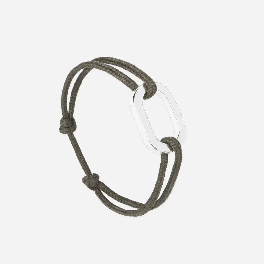 Bracelet Maillon plat 22mn - plaqué Argent
