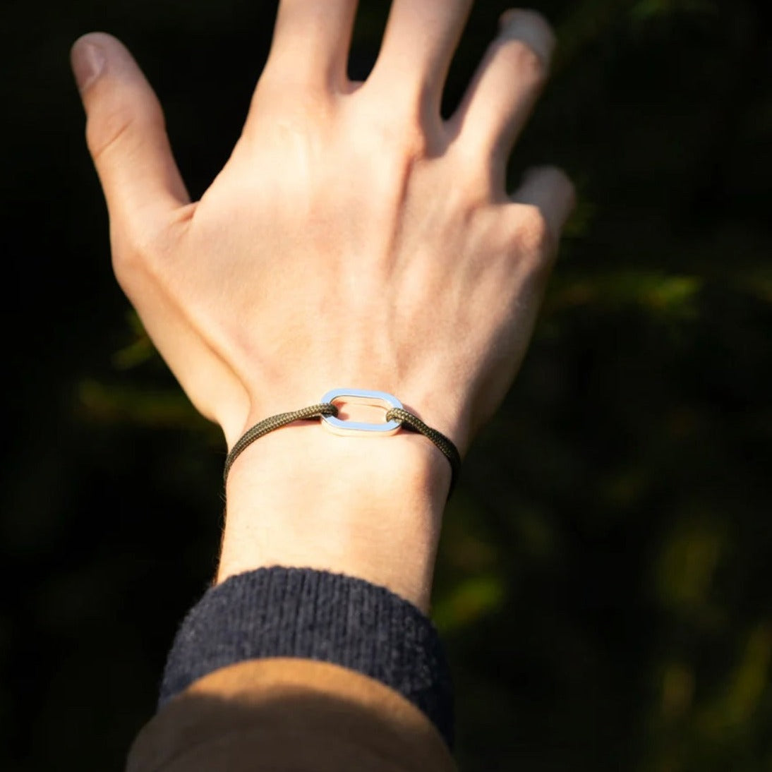 Bracelet Maillon plat 22mn - plaqué Argent