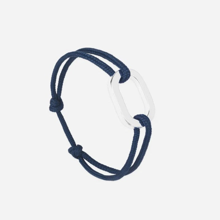 Bracelet Maillon plat 22mn - plaqué Argent