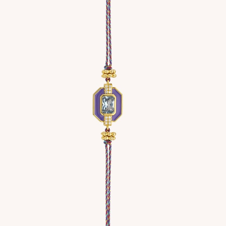 Bracelet Purple Art déco