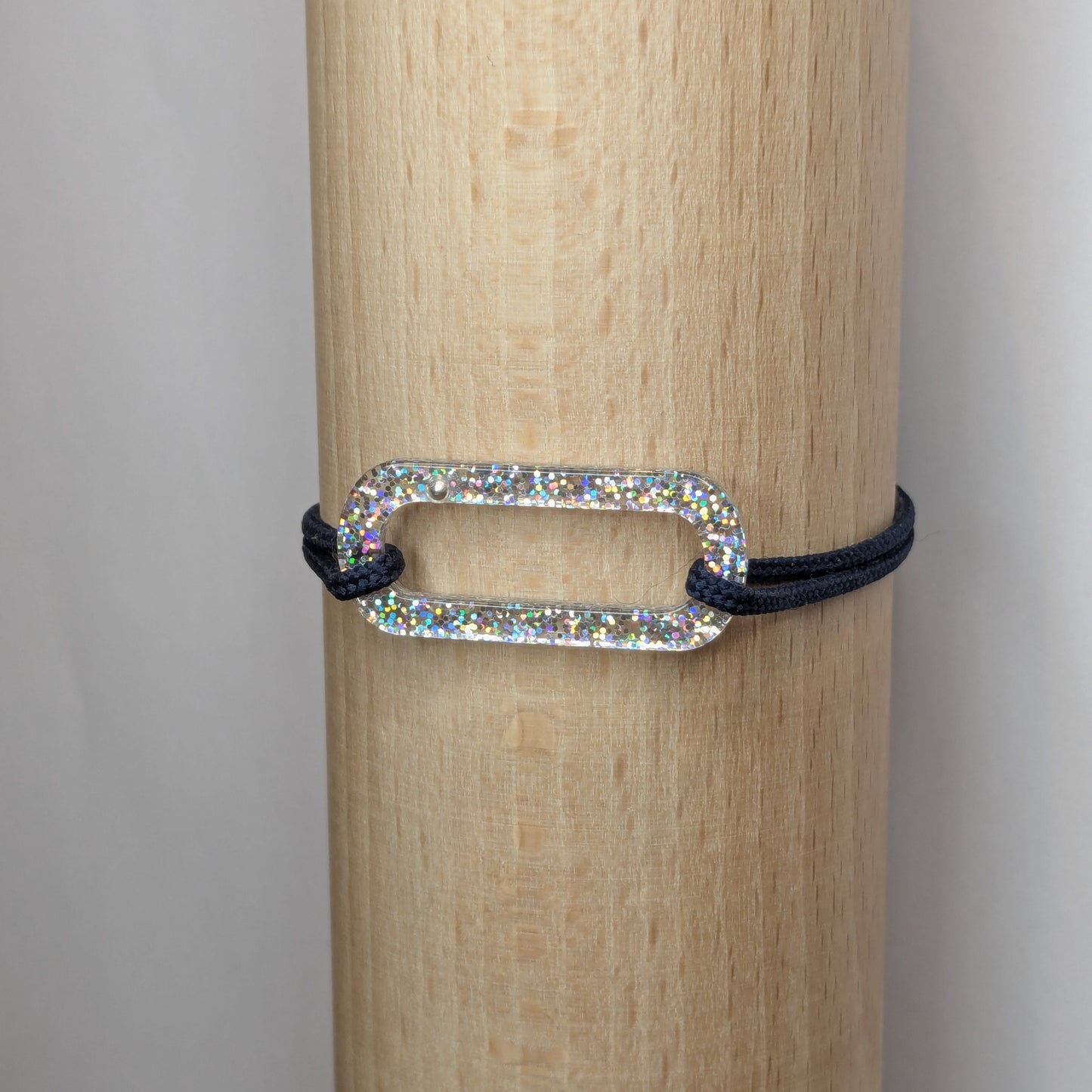 Bracelet acétate maillon ovales
