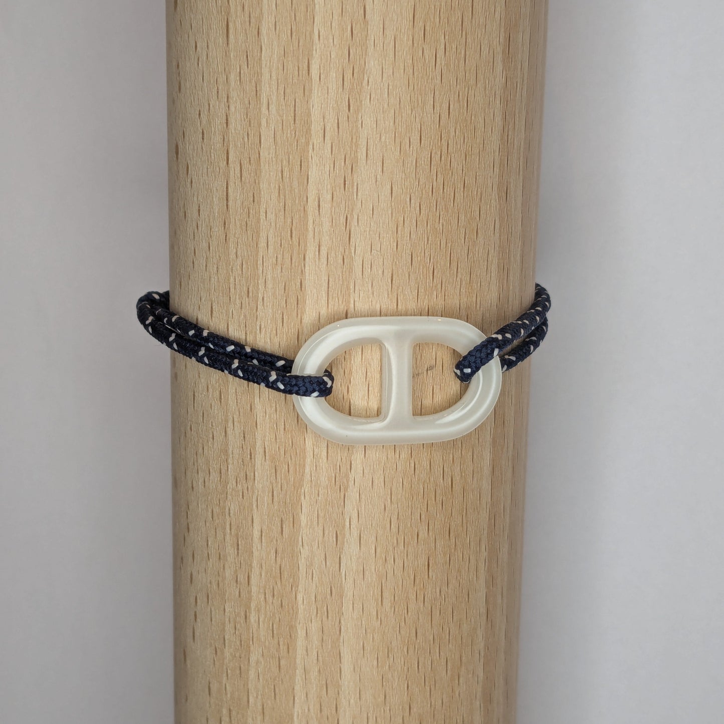Bracelet acétate Boucles lien épais
