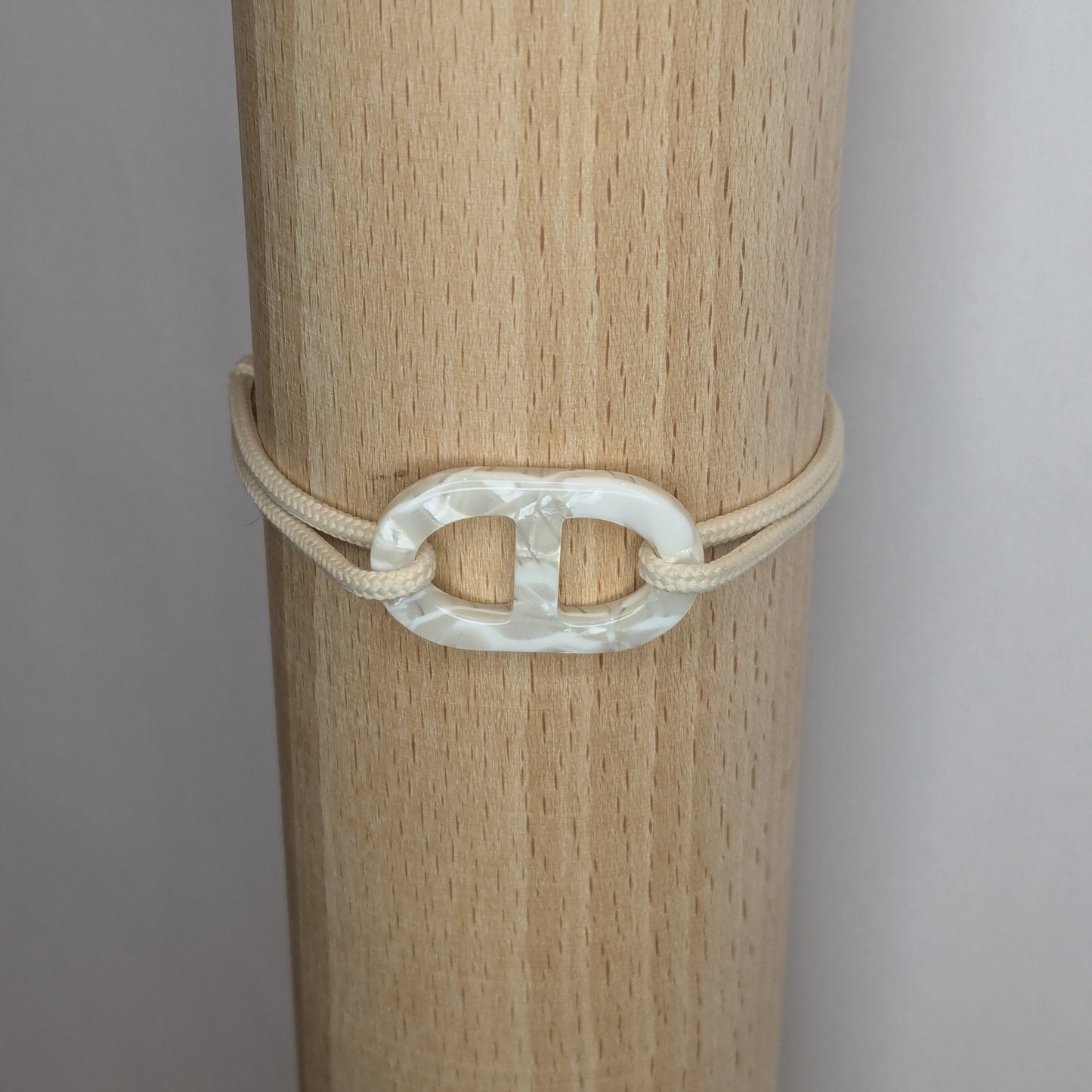 Bracelet acétate Boucles lien épais