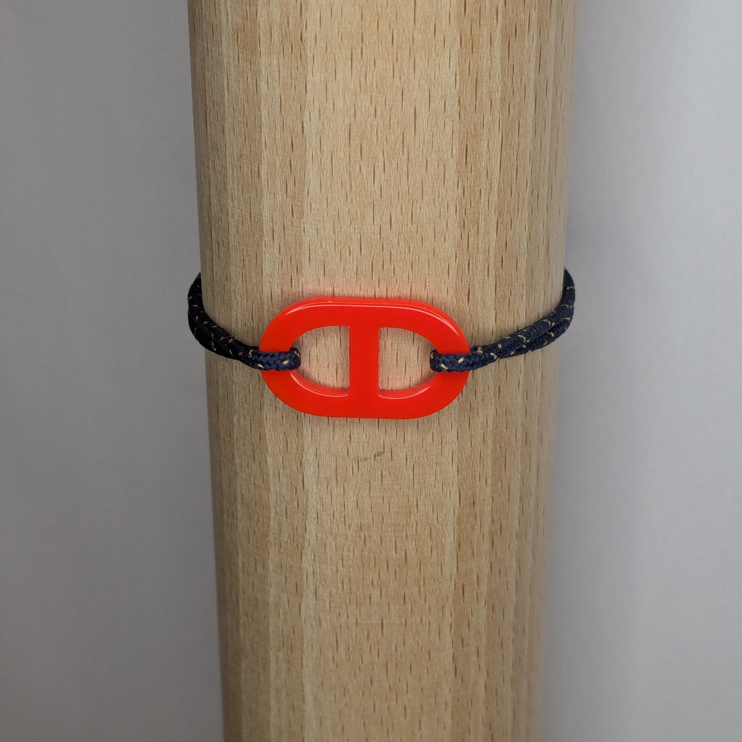 Bracelet acétate Boucles lien épais