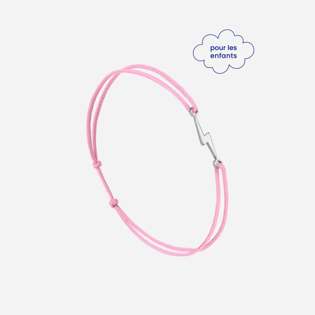 Bracelet éclair enfant plaqué argent