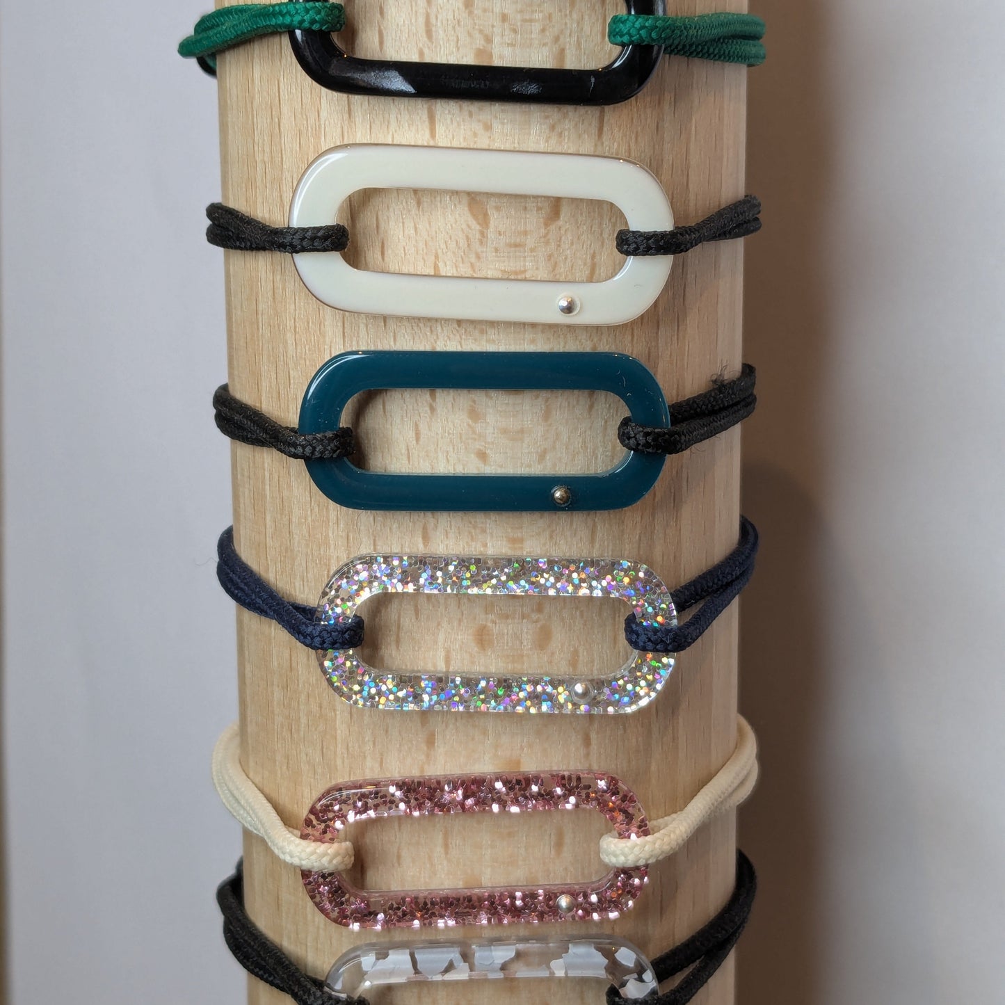 Bracelet acétate maillon ovales