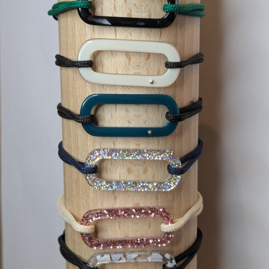 Bracelet acétate maillon ovales