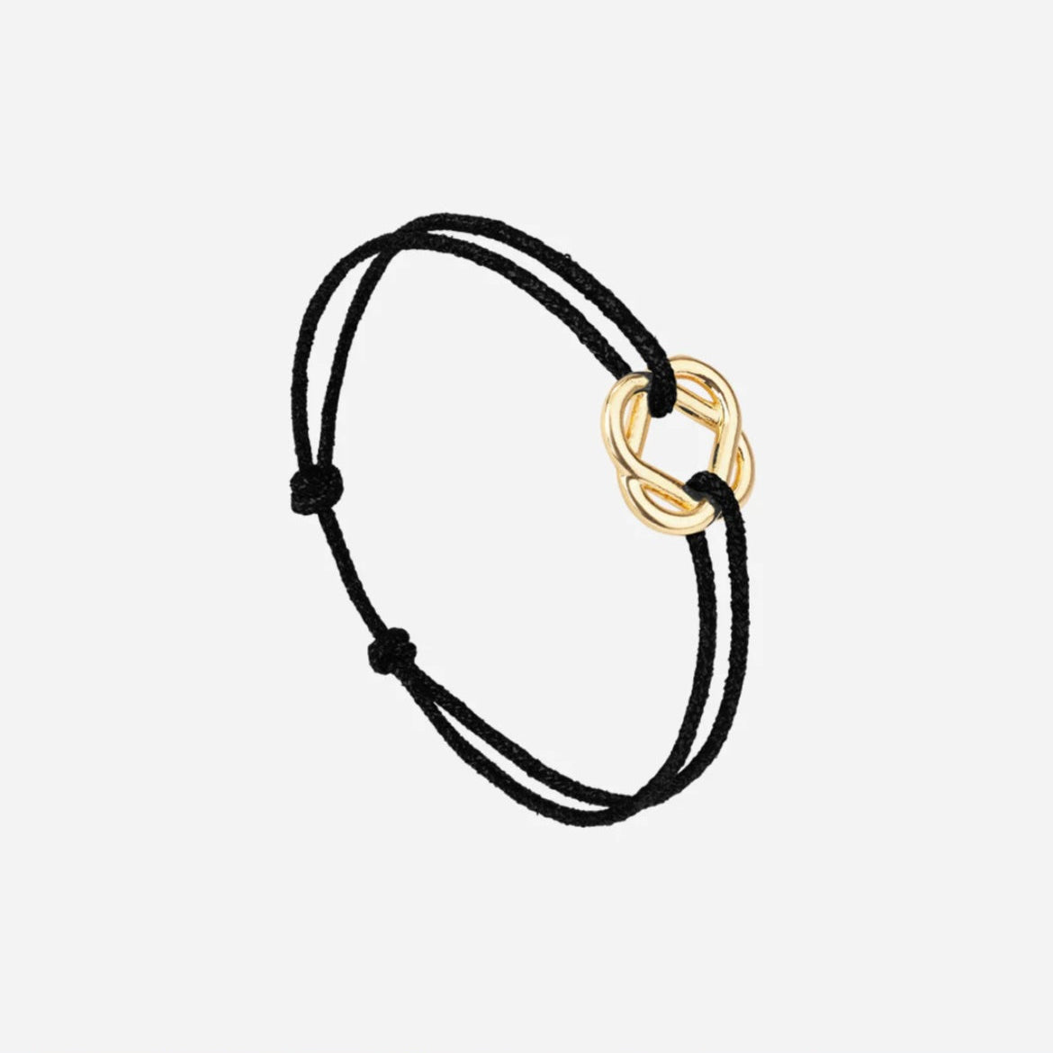 Bracelet trèfle plaqué or