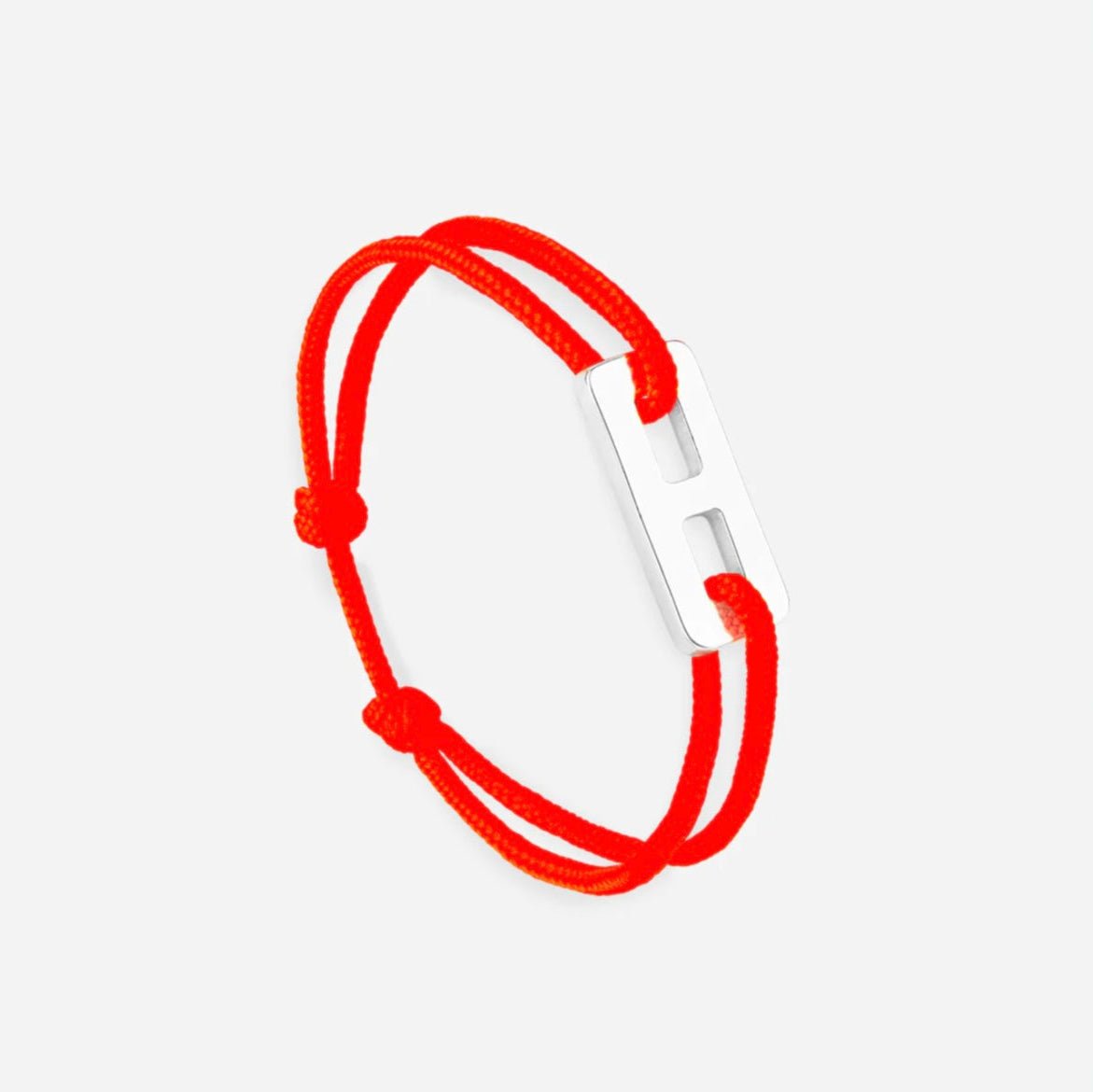 Bracelet double barre plaqué argent