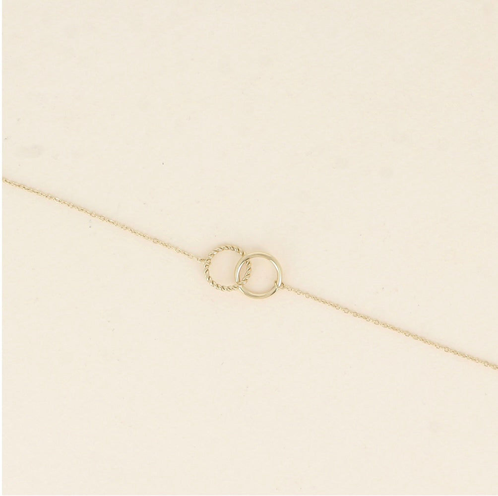 Bracelet doubles anneaux