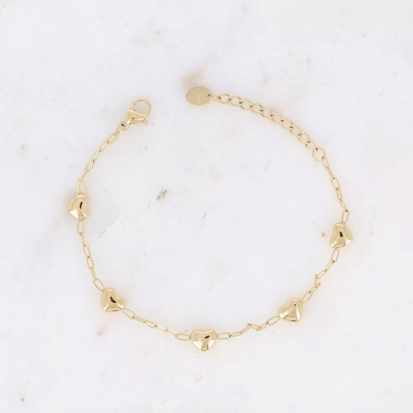 Bracelet pampilles coeur