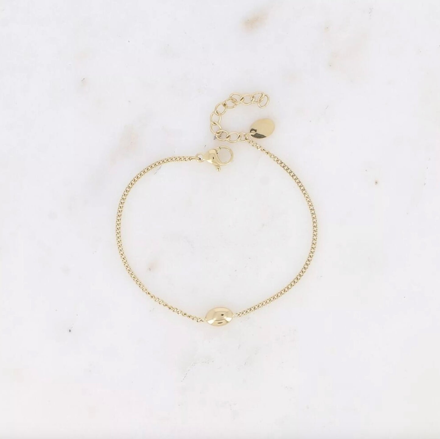 Bracelet petite pendentif oval