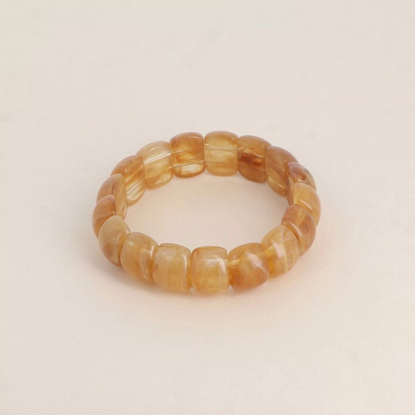 Bracelet élastique petite perles résine