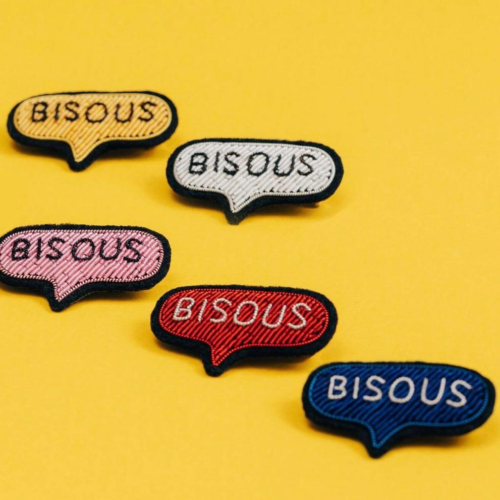 Broche Bisou Bleu