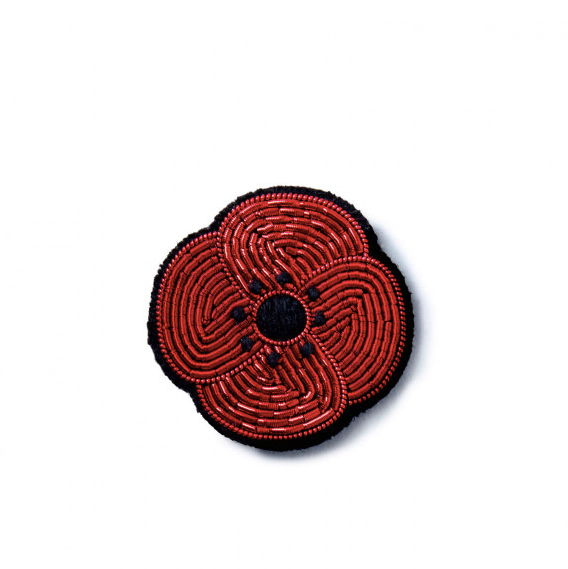 coquelicot broche rouge