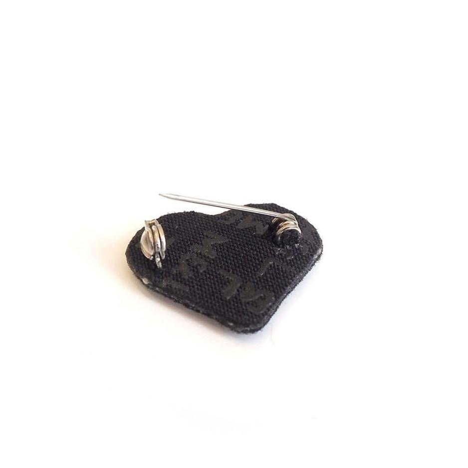 Broche coeur Bleu