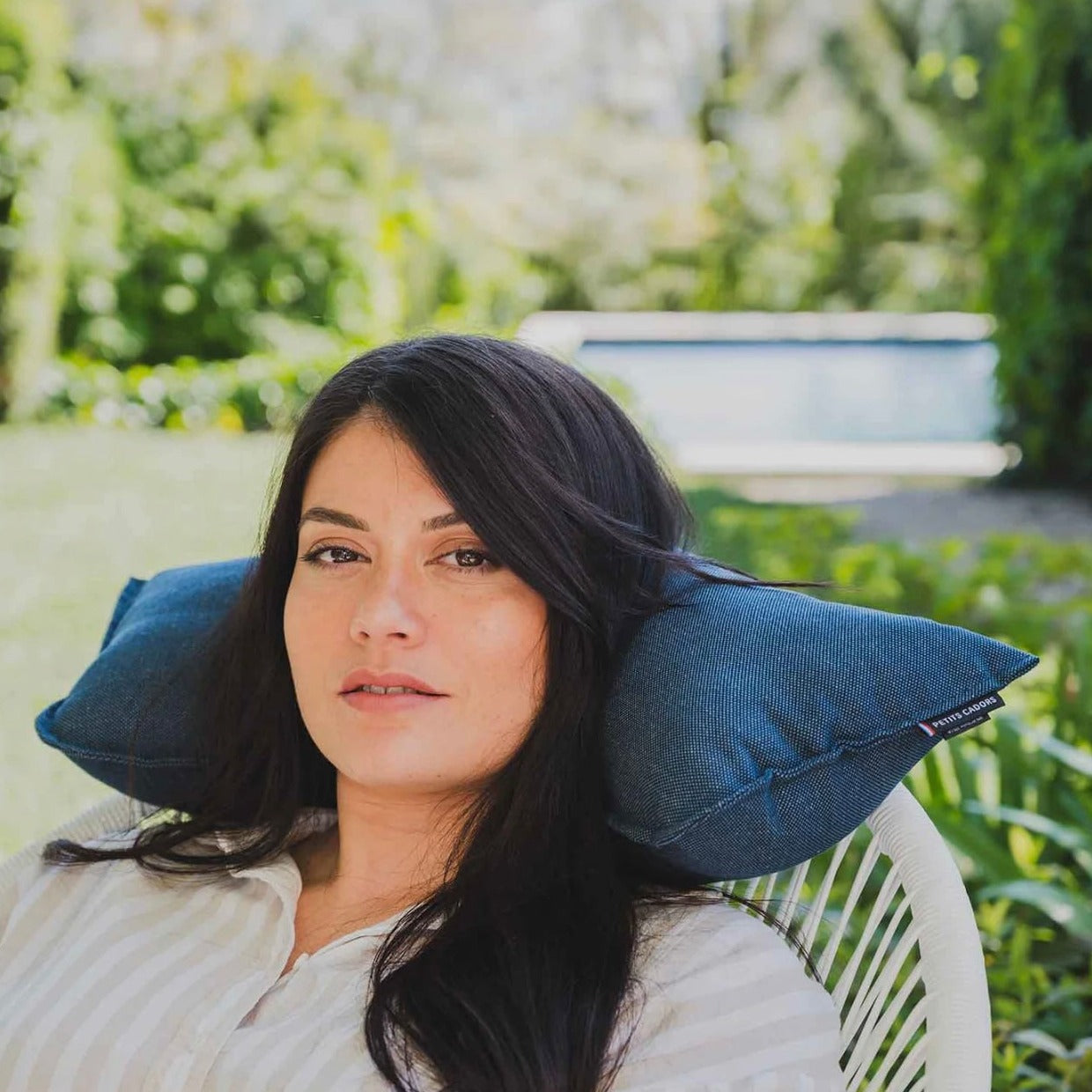 Coussin d'extérieur Epicur Bleu