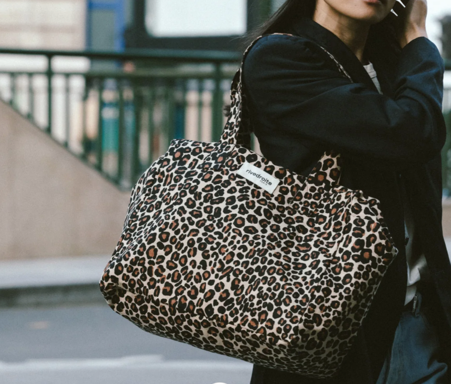 Sac 24 heures Célestins - Léopard Beige