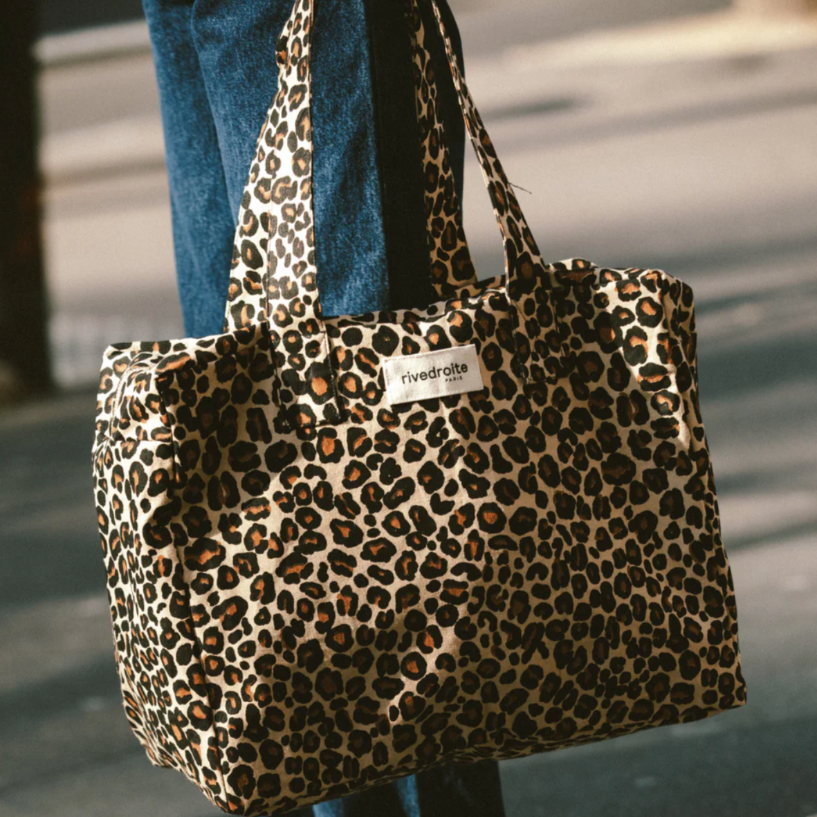 Sac 24 heures Célestins - Léopard Beige