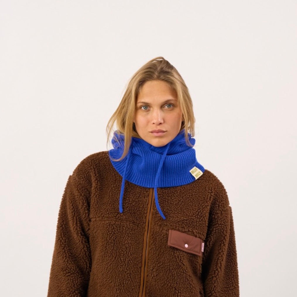 Cagoule bleu electrique
