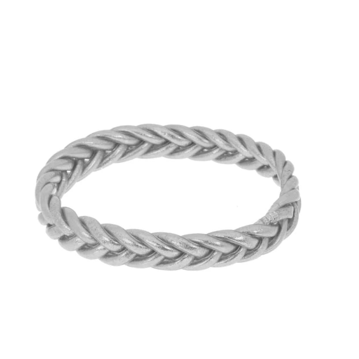 Bracelet tresse bouddhiste Argenté