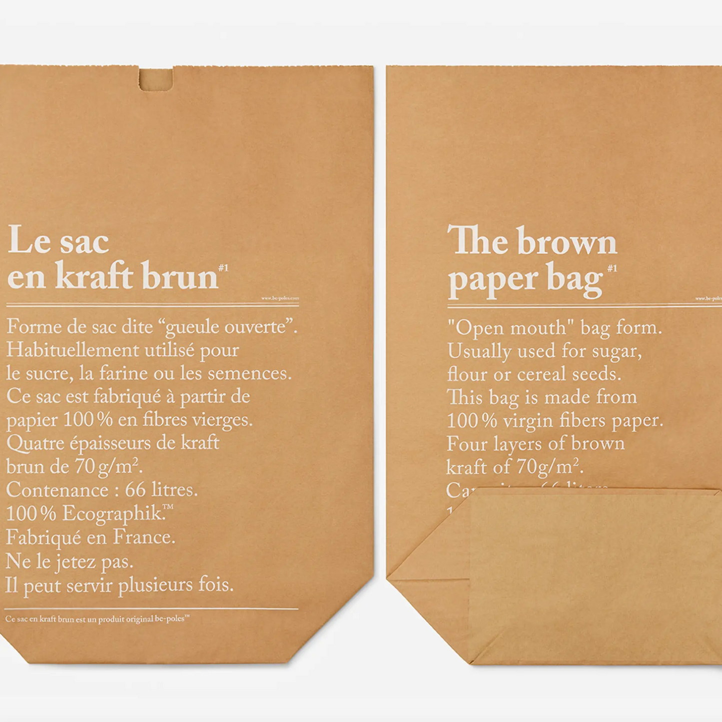 Le sac en papier 66L
