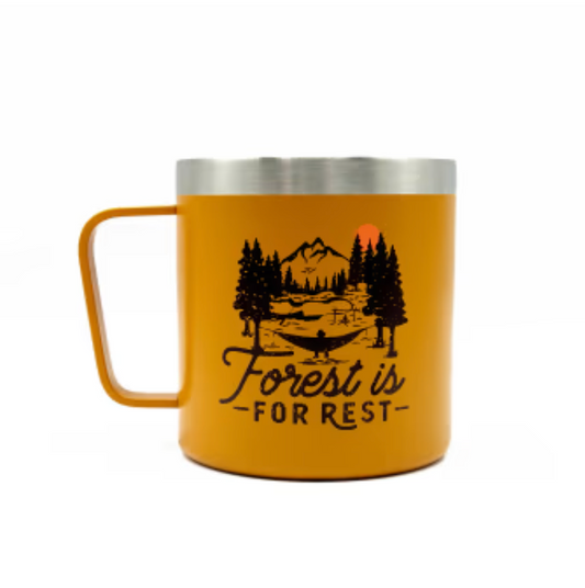 Mug Inox Forest is for rest - Moutarde