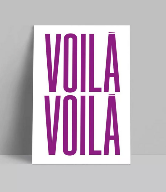 Carte Postale Voilà Voilà