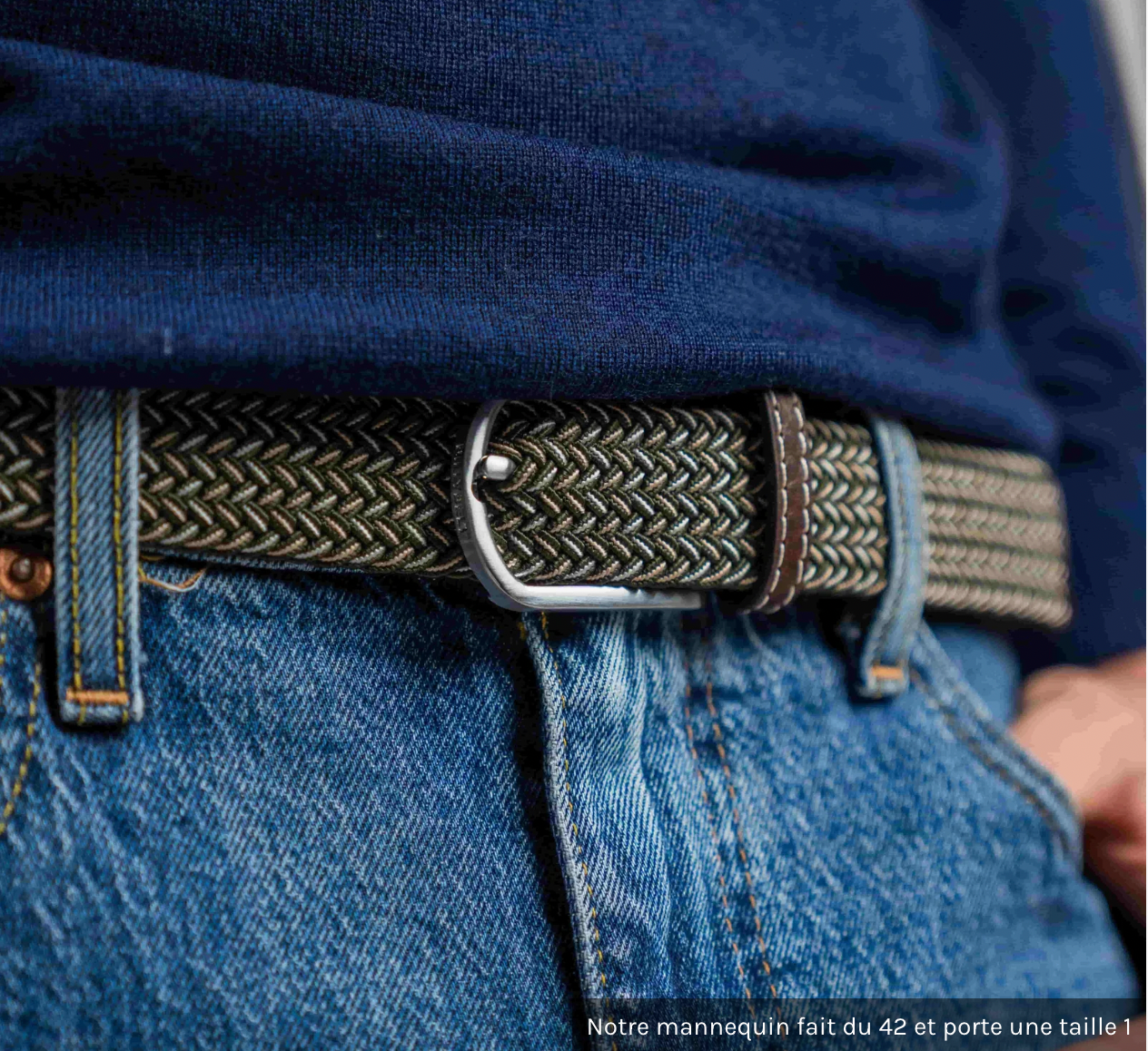 Ceinture tressée élastique Quebec