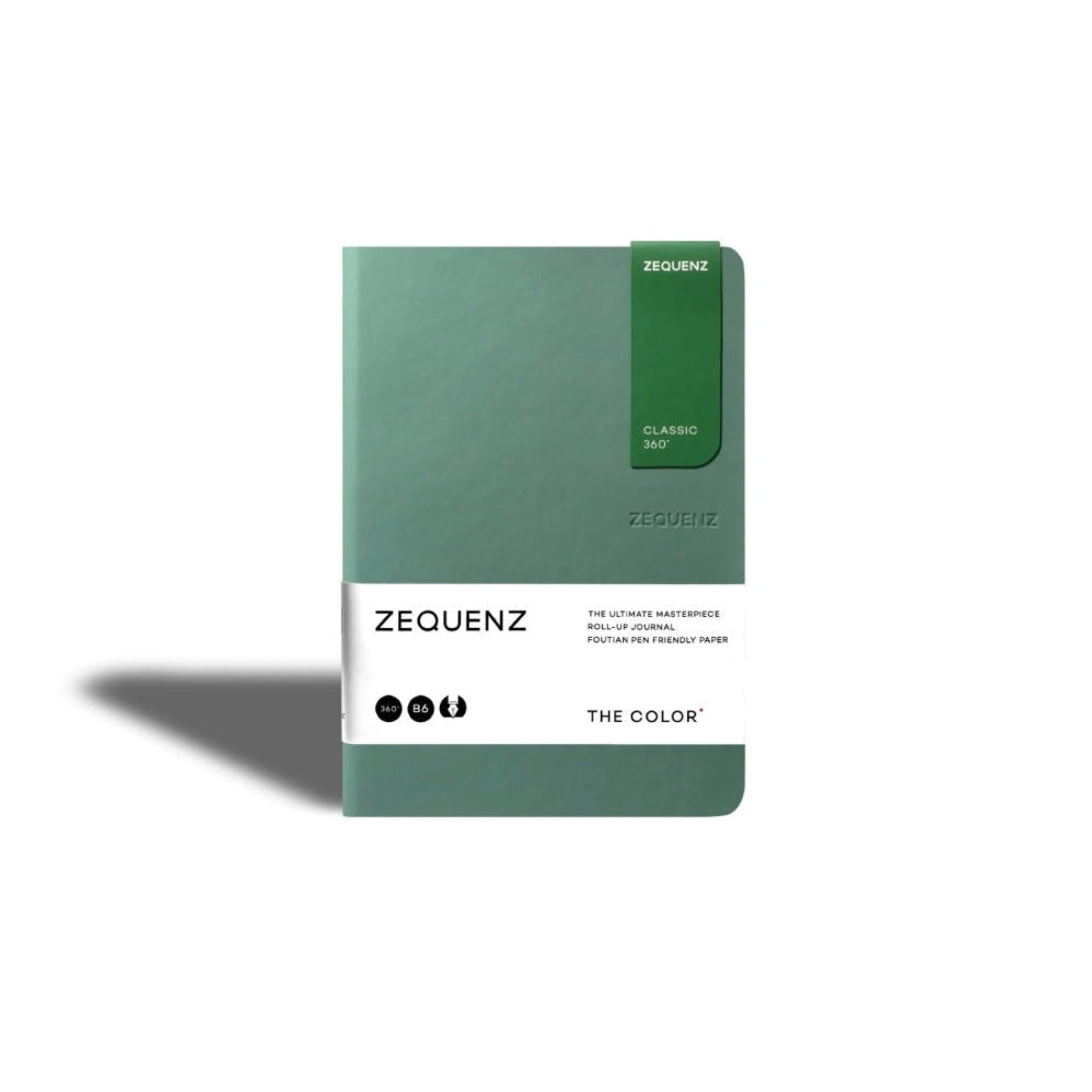 Carnet Zequenz The Color B6 ligné - Jade