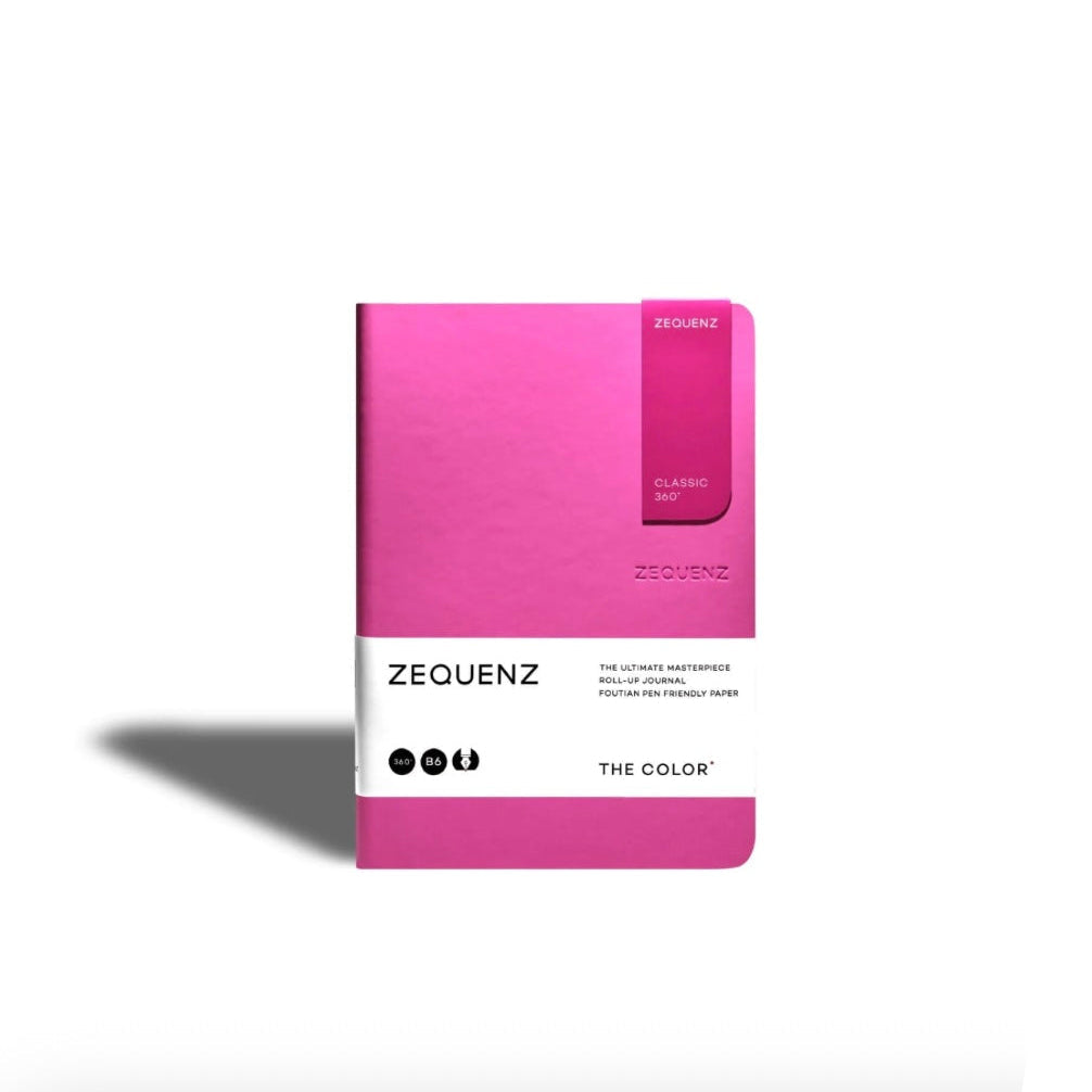 Carnet Zequenz The Color B6 ligné - Magenta