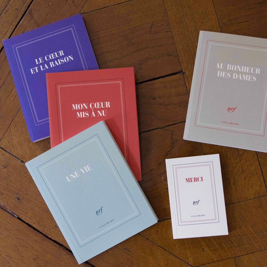 Carnet carré violet " Le coeur et la raison "