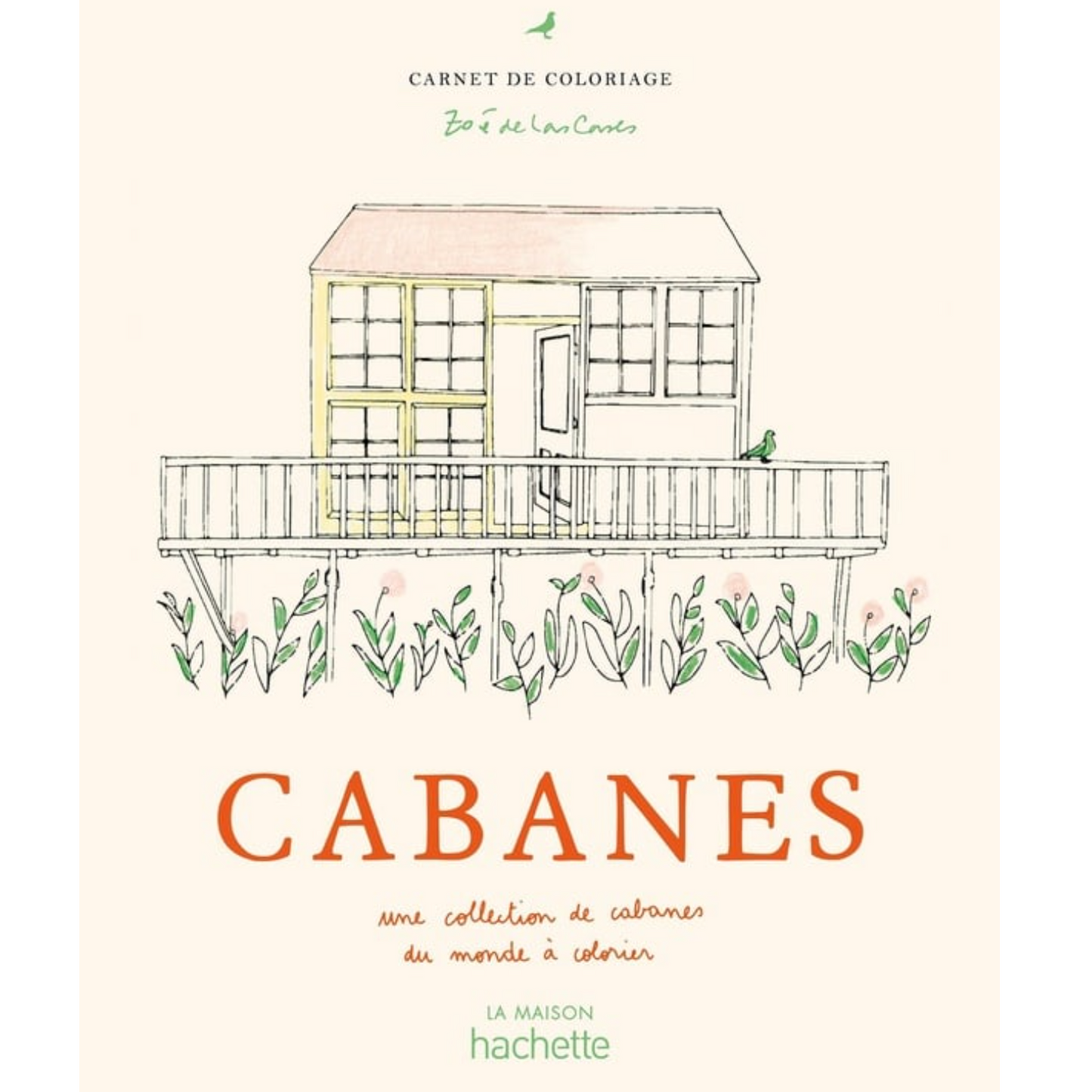 Carnet de coloriage Cabanes