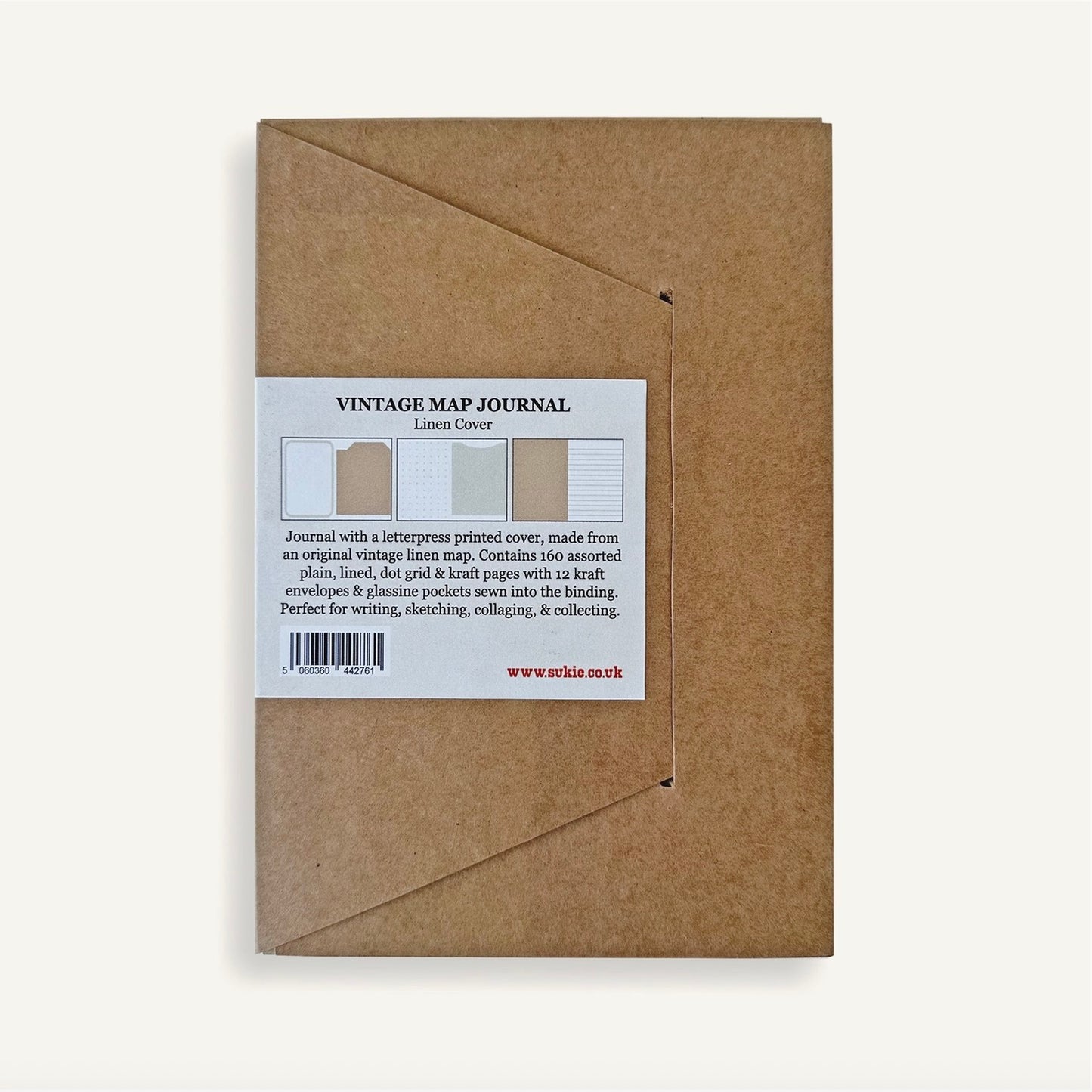 Carnet journal Vintage – Couverture en Lin des Années 1960