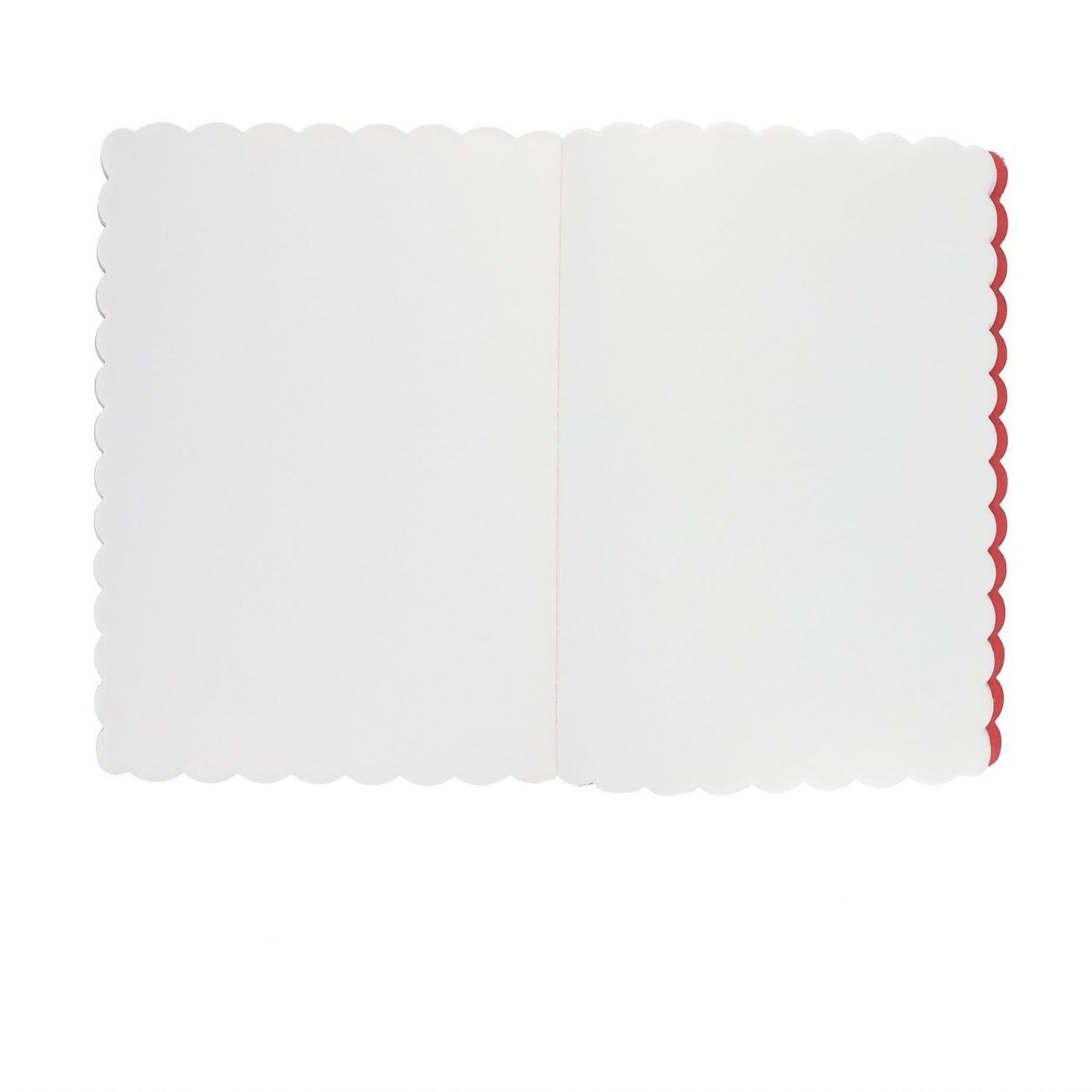 Carnet rayures rouges et blanches je t'aime