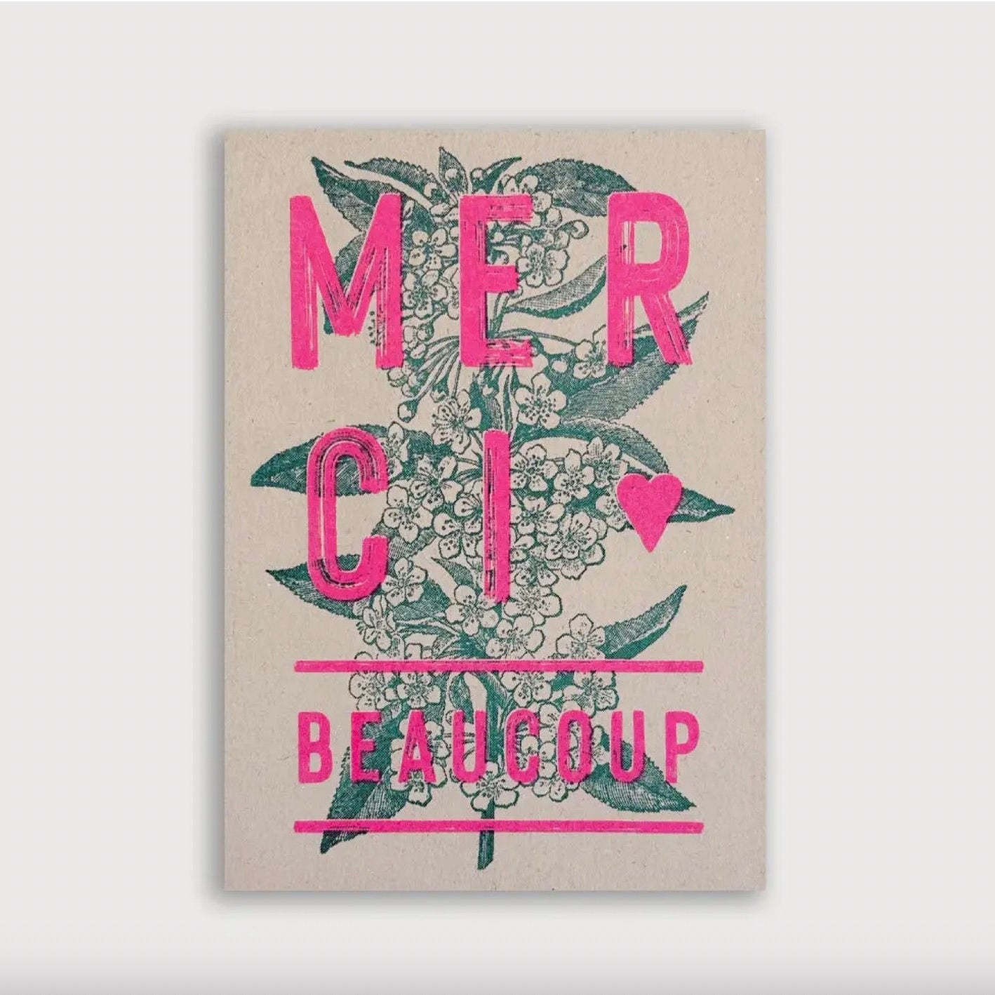 Carte postale Merci beaucoup