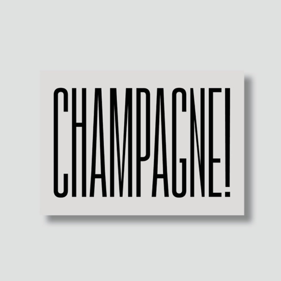 Carte Postale Champagne !
