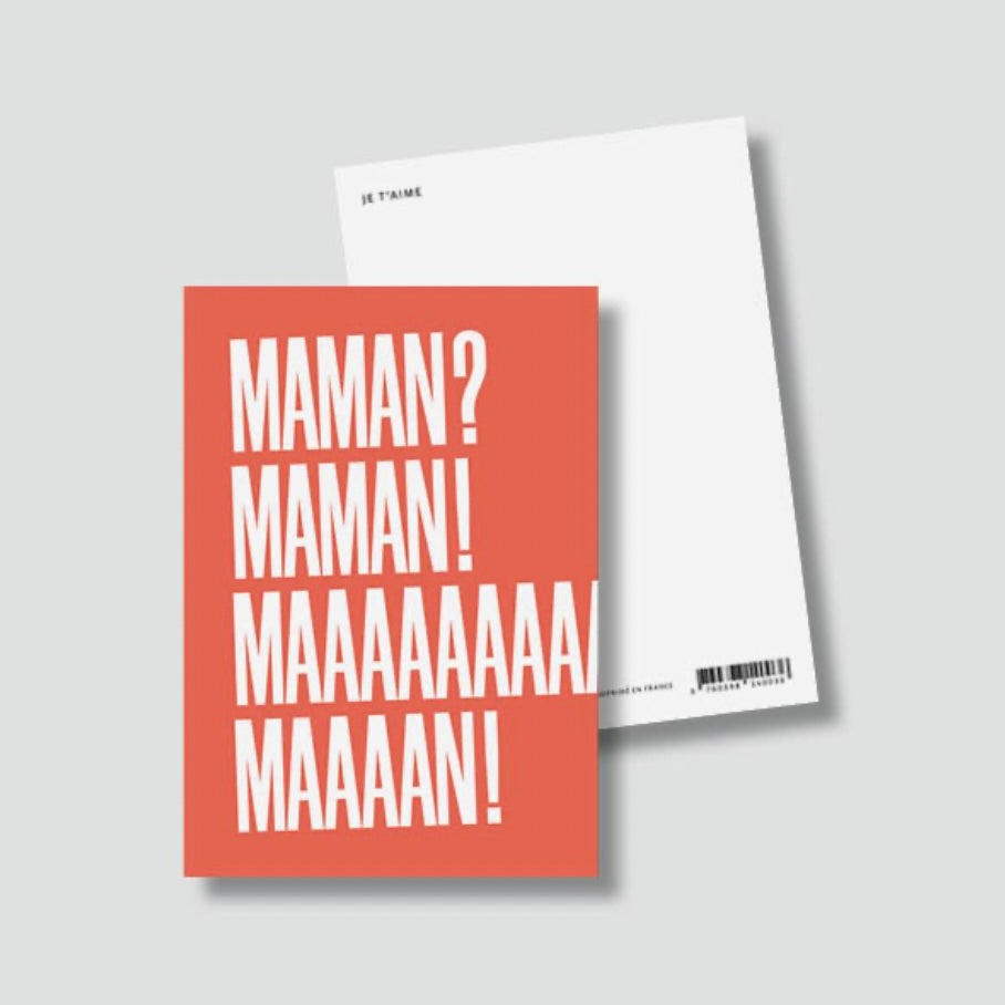 Carte Postale Mamaaaaan