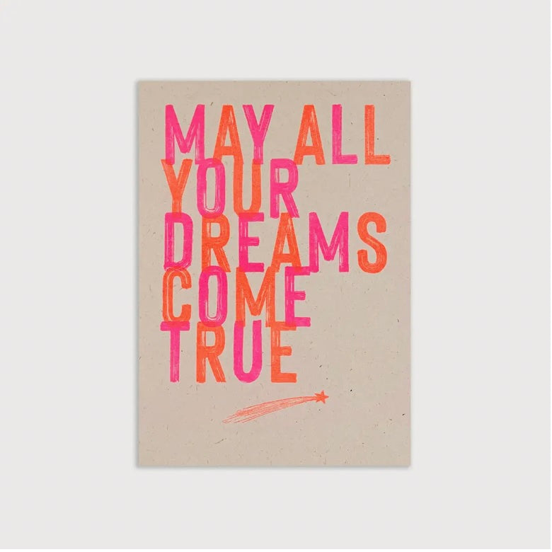 Carte postale May all your dreams come true